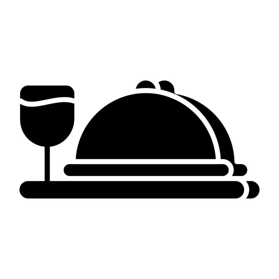 Trendy design icon of cloche vector