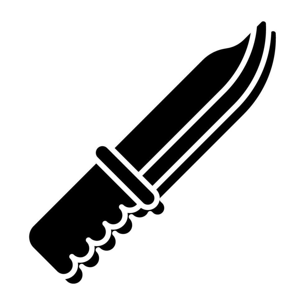 Modern design icon of knife vector