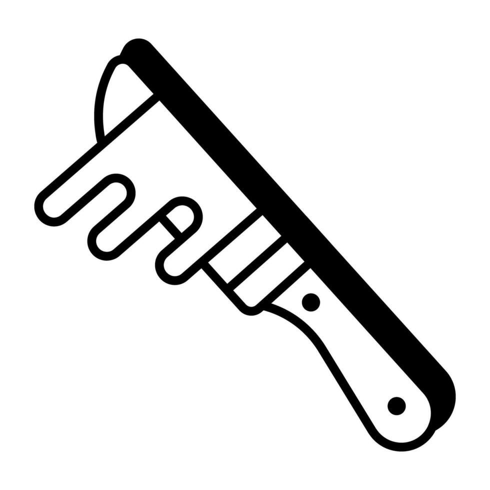 Trendy vector design of bloody knife