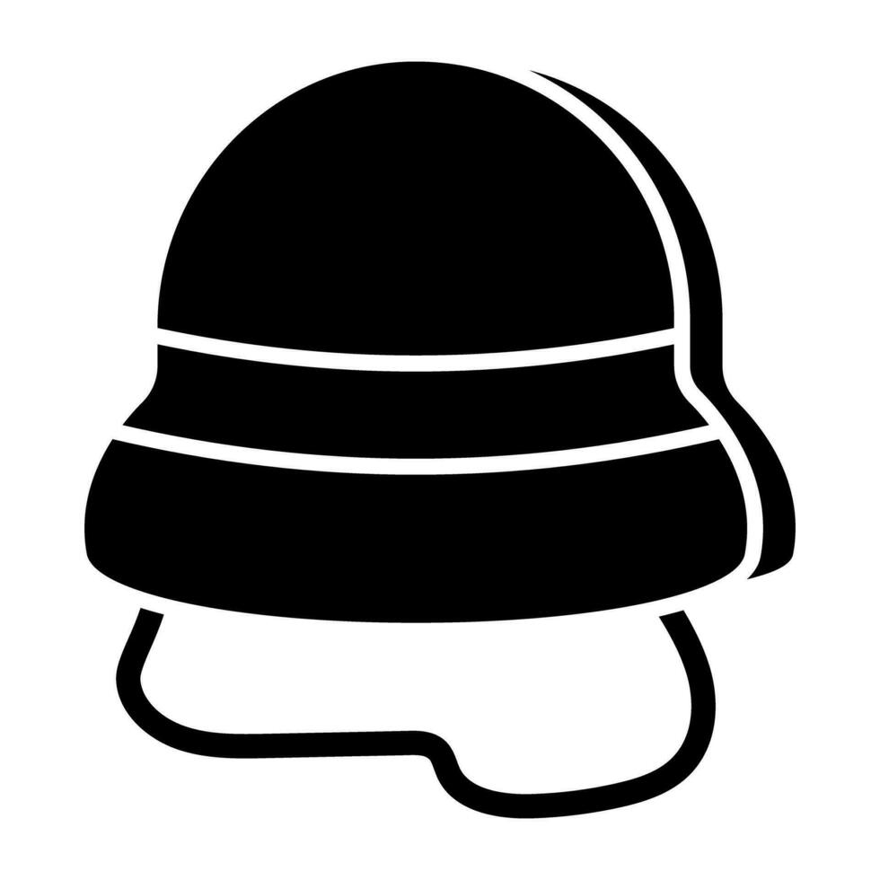A unique design icon of hat vector