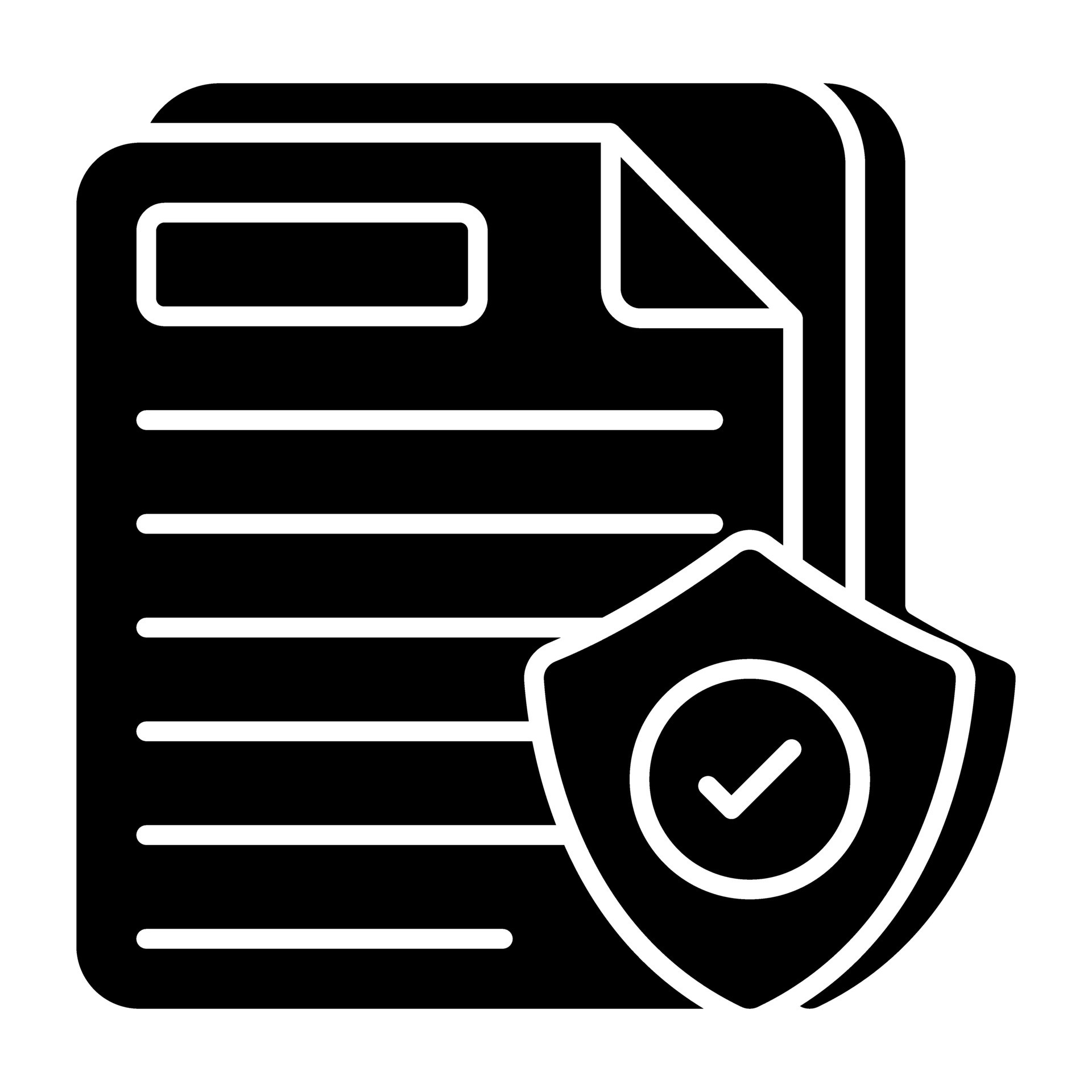 An icon design of secure file 26376599 Vector Art at Vecteezy