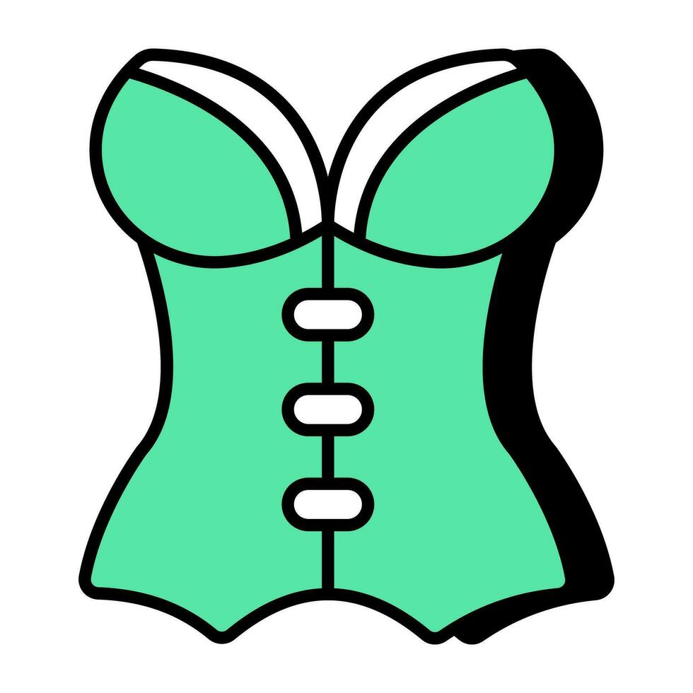 A perfect design icon of corset vector