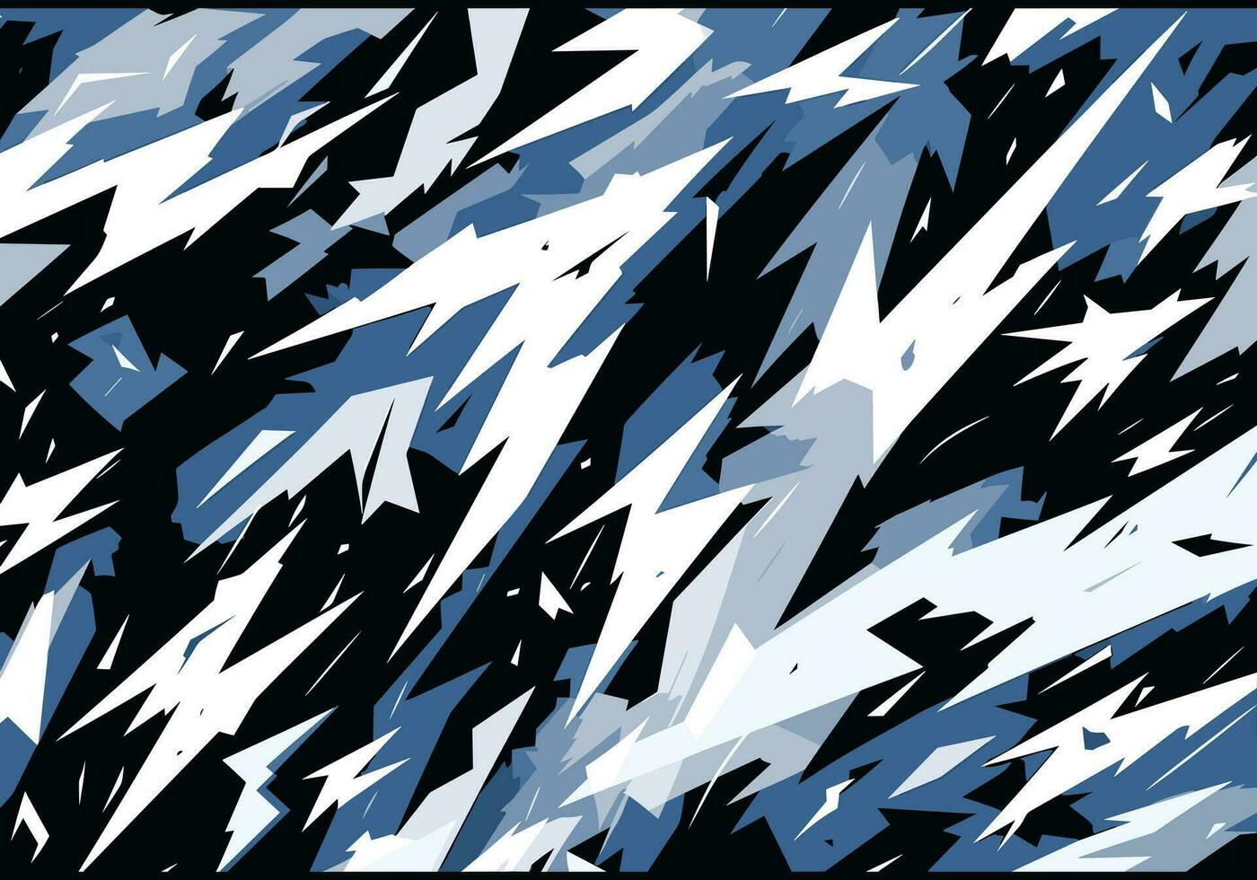 abstract black and white lightning vector with lightning bolts, in the style of pattern-based painting, graffiti-inspired geometric abstraction,dark white and dark navy, jagged edges