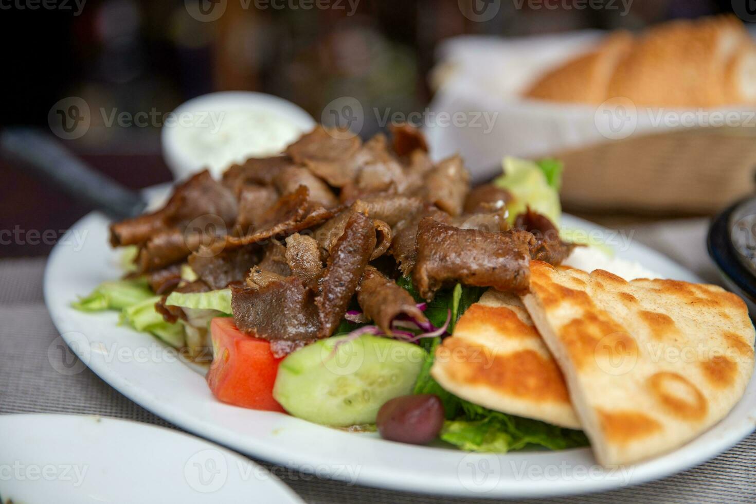 Plated Gyro Platter photo