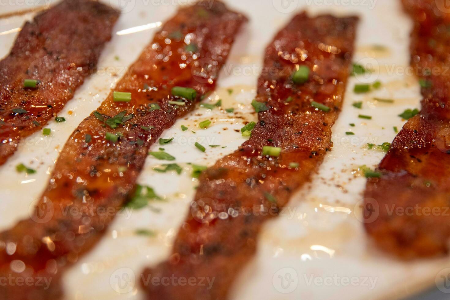 Row of Candied Bacon photo