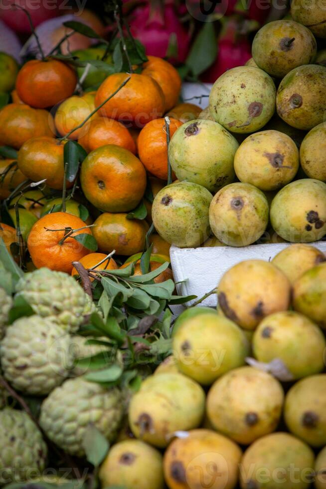 Stacks of fruits photo