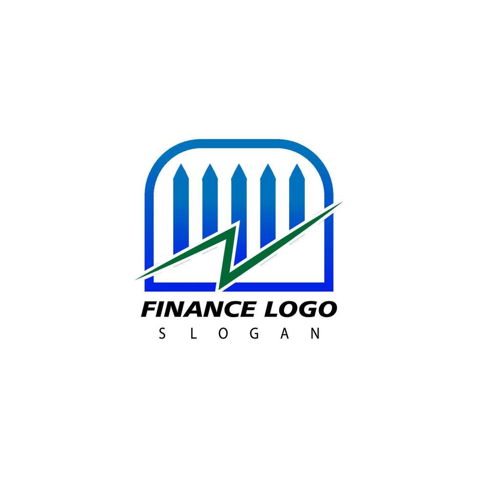 financiero logo, diseño inspiración vector modelo para negocio