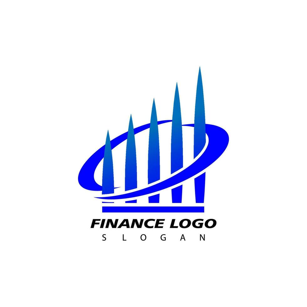 Financial logo, design inspiration vector template for business