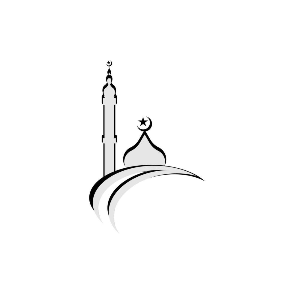 Mosque icon vector Illustration design template