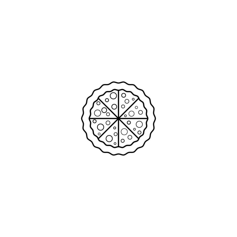 Pizza icono moderno vector estilo. vector aislado ilustración
