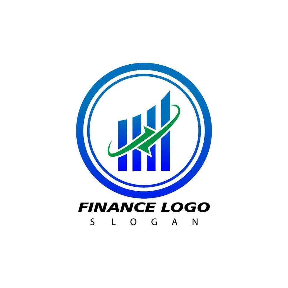 Financial logo, design inspiration vector template for business