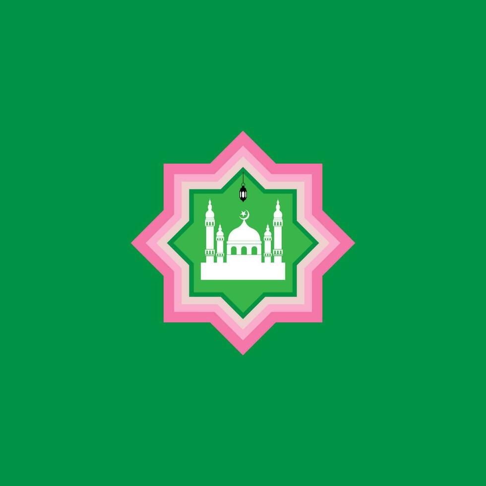 Ramadan background, Ramadan greeting card, Ramadan banner template, Ramadan background of mosque and night sky. Islamic background vector