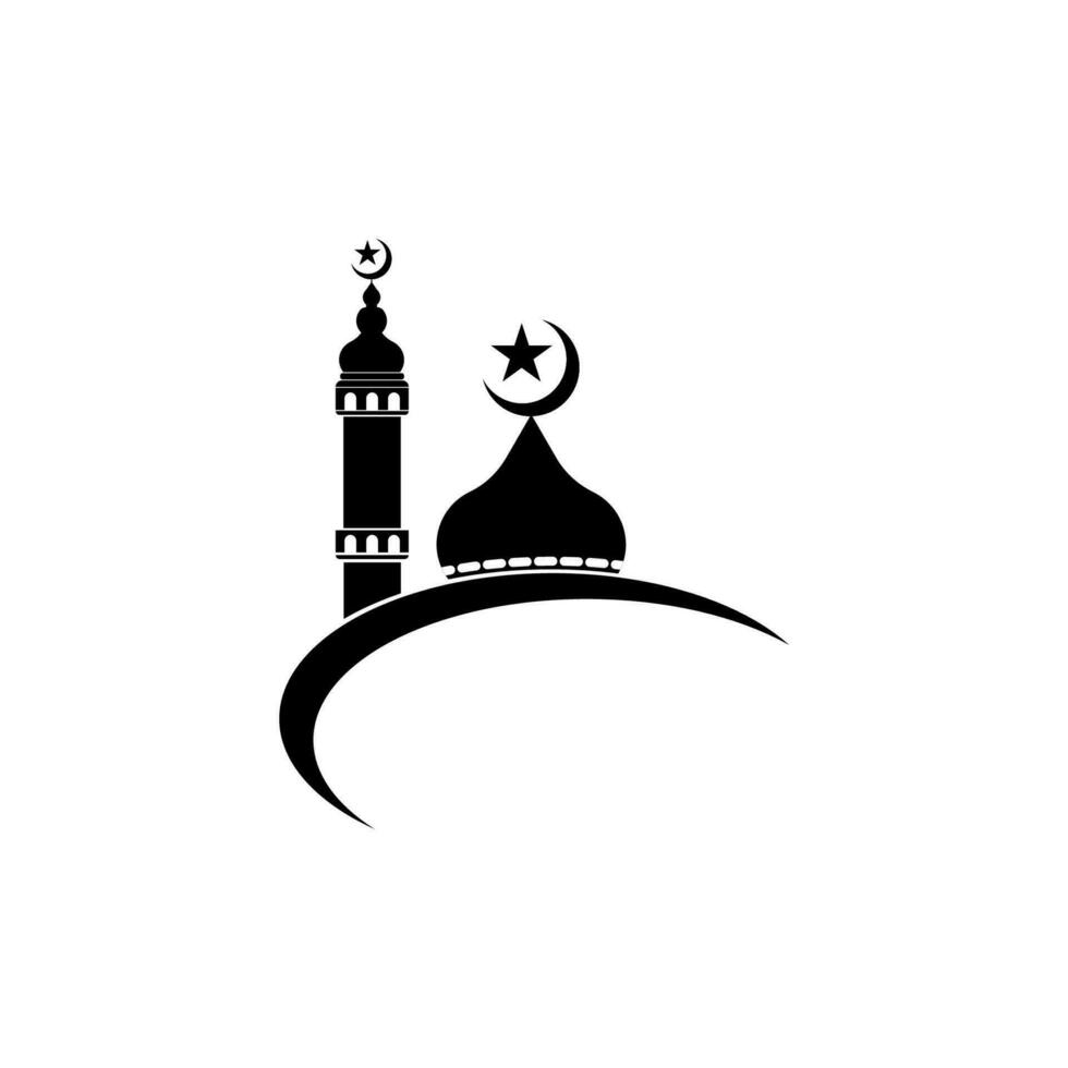 Mosque icon vector Illustration design template