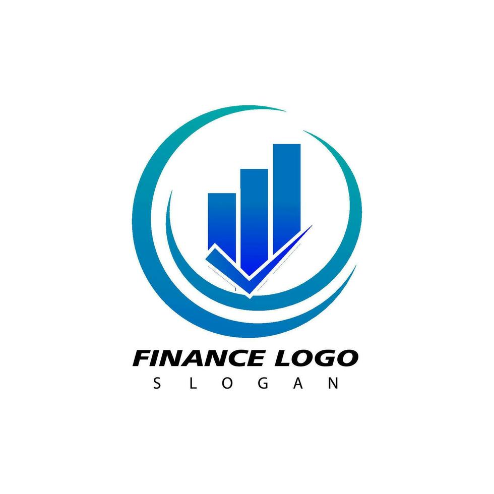 Financial logo, design inspiration vector template for business