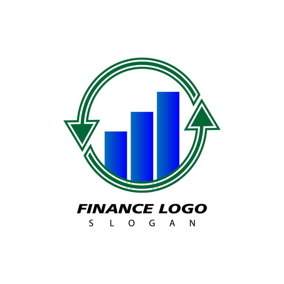 Financial logo, design inspiration vector template for business