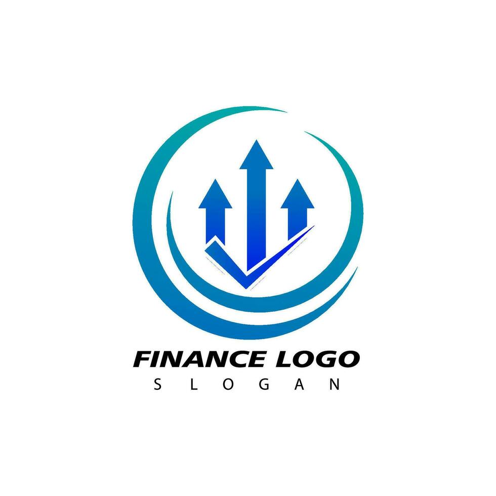 Financial logo, design inspiration vector template for business