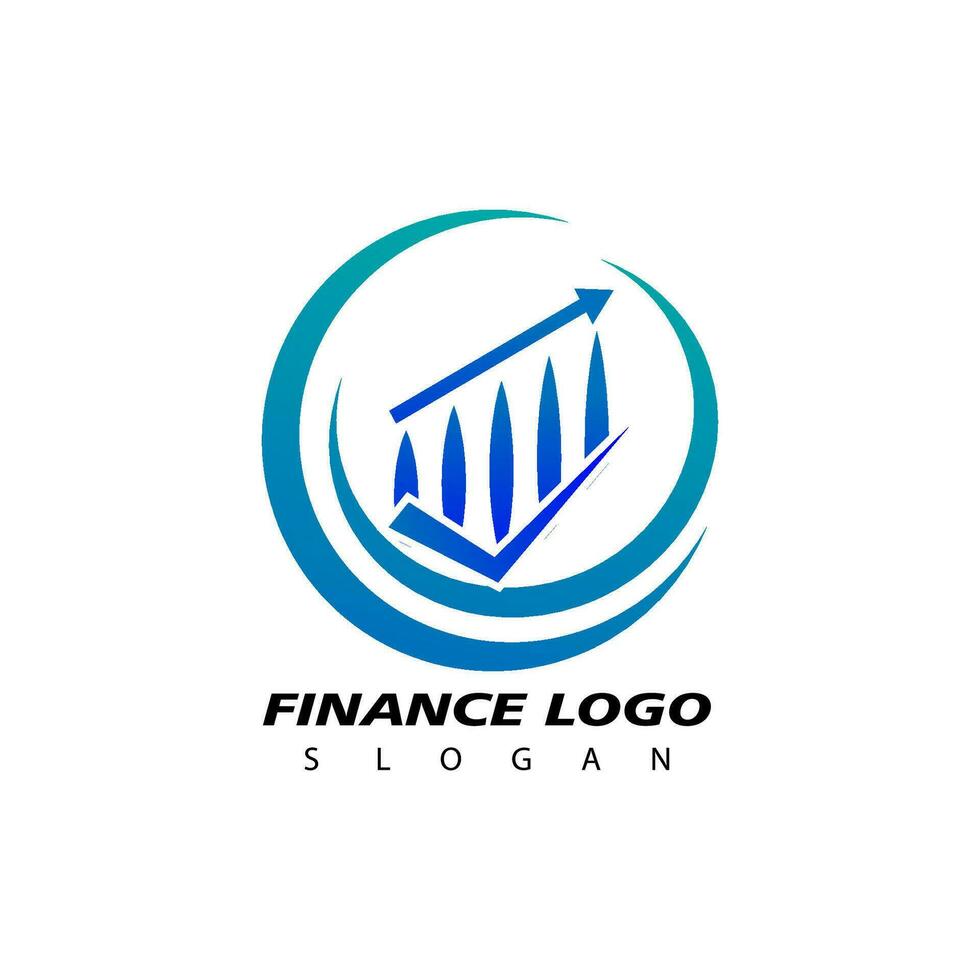 Financial logo, design inspiration vector template for business