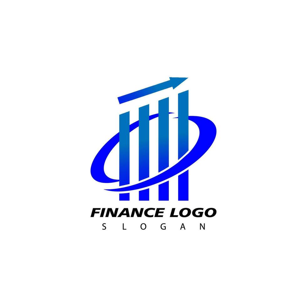 financiero logo, diseño inspiración vector modelo para negocio