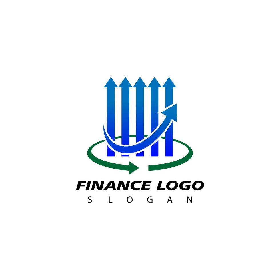 financiero logo, diseño inspiración vector modelo para negocio