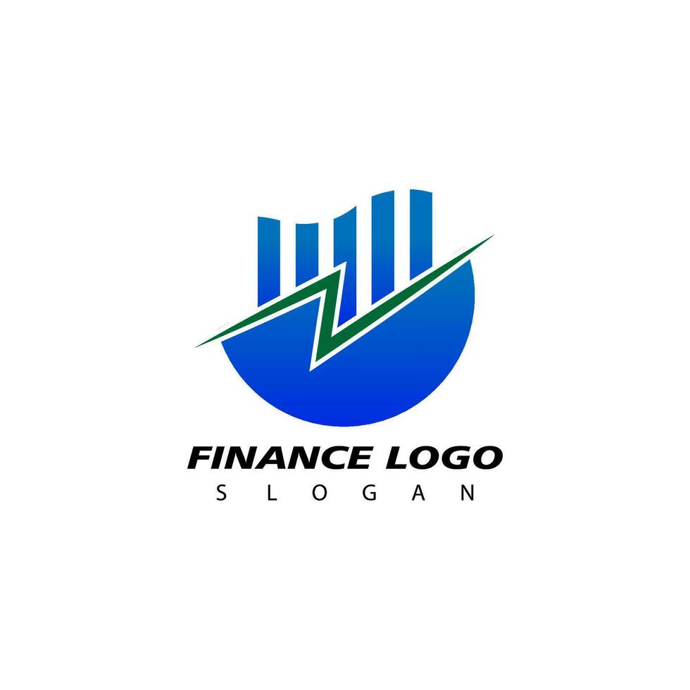 financiero logo, diseño inspiración vector modelo para negocio