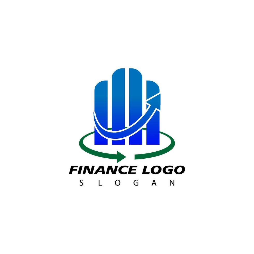 financiero logo, diseño inspiración vector modelo para negocio