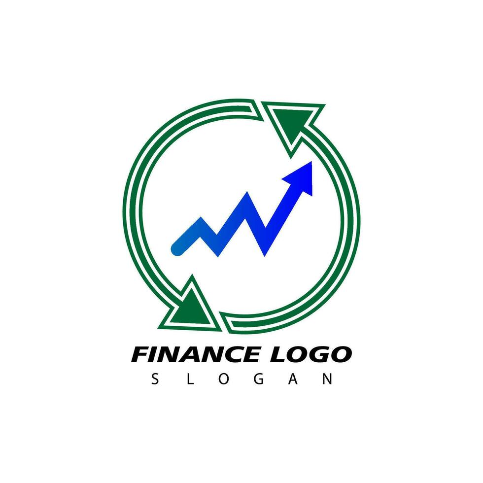 Financial logo, design inspiration vector template for business