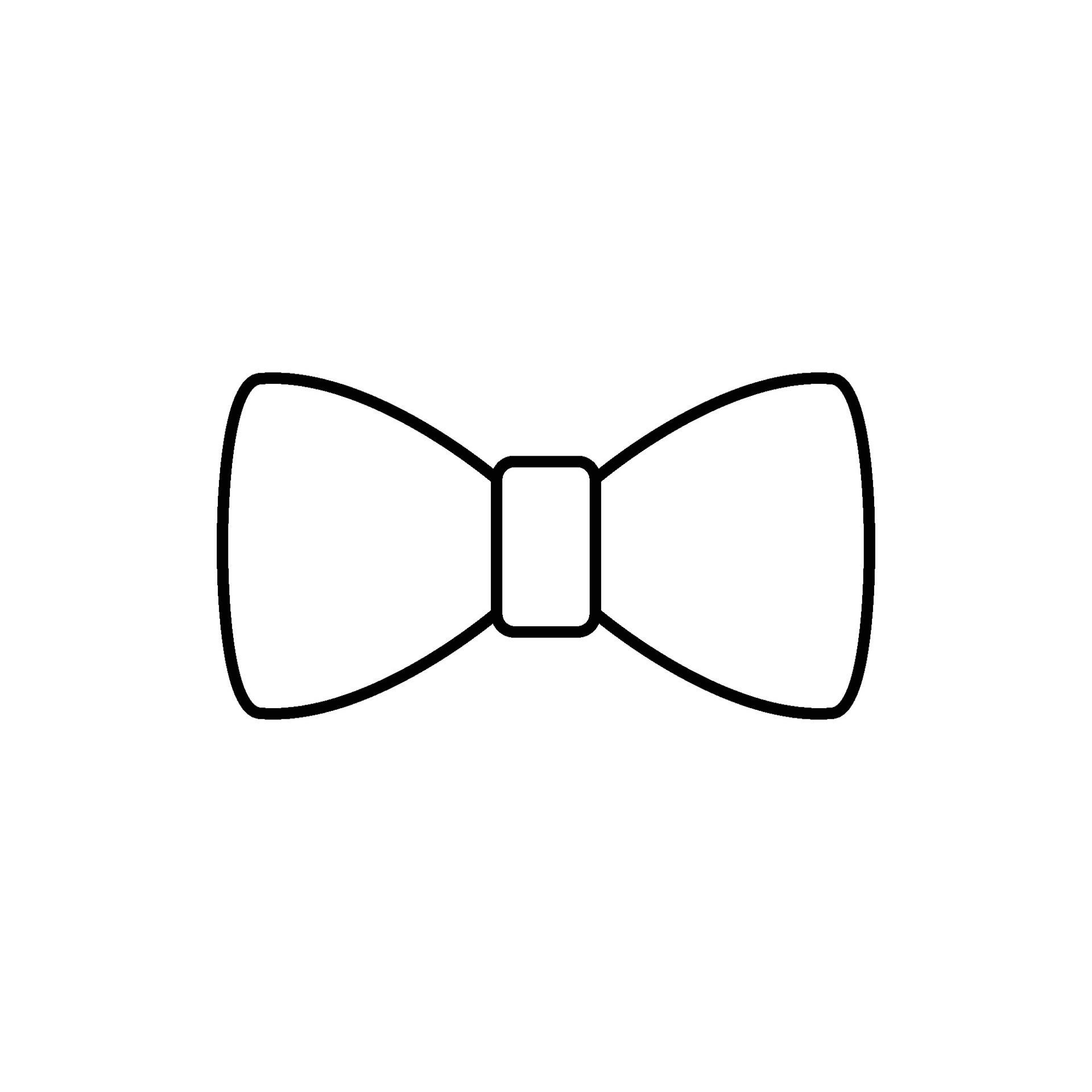 bow tie shape vector illustration on white background. 26379418 Vector ...