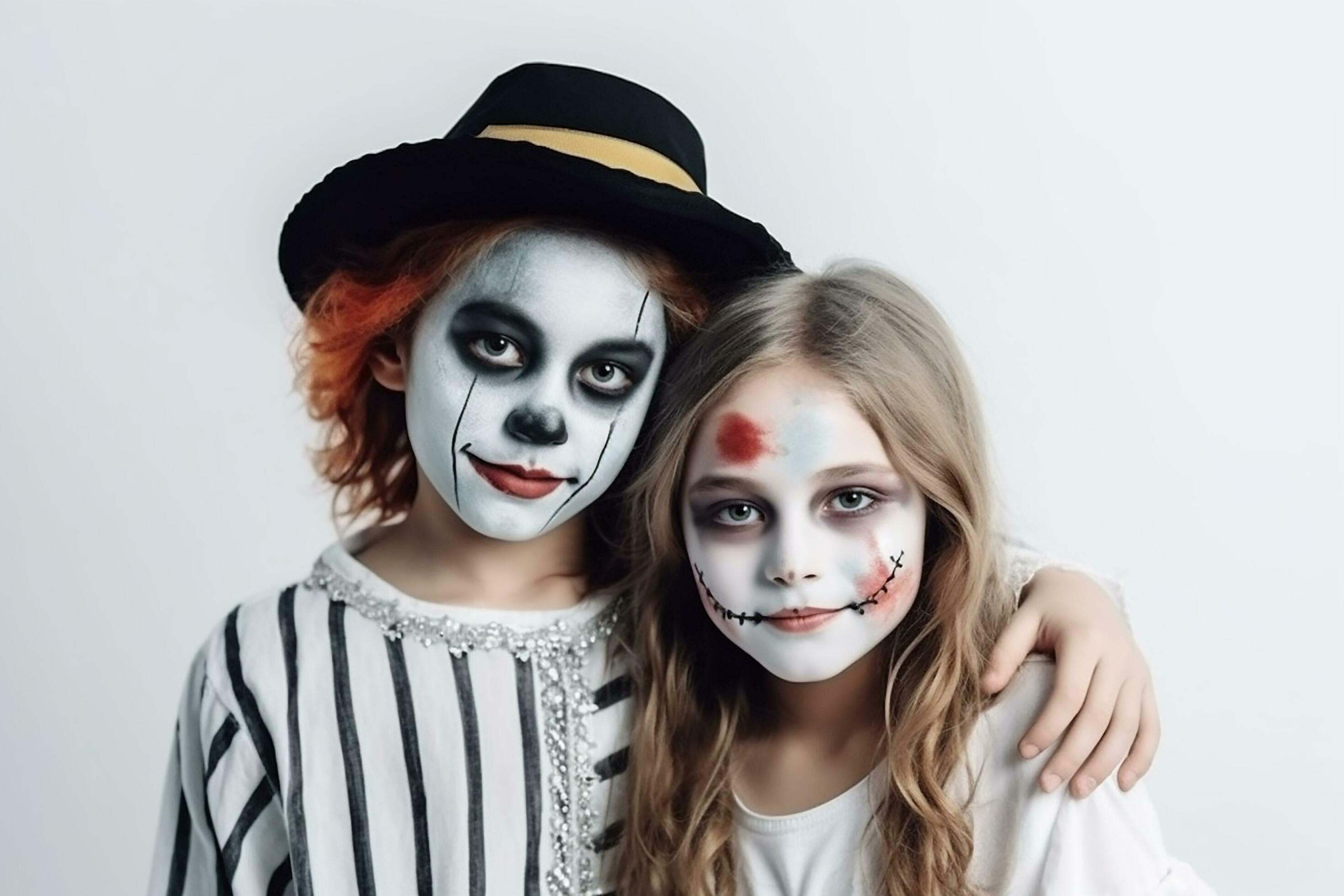 kids-with-halloween-makeup-ai-generated-26379490-stock-photo-at-vecteezy
