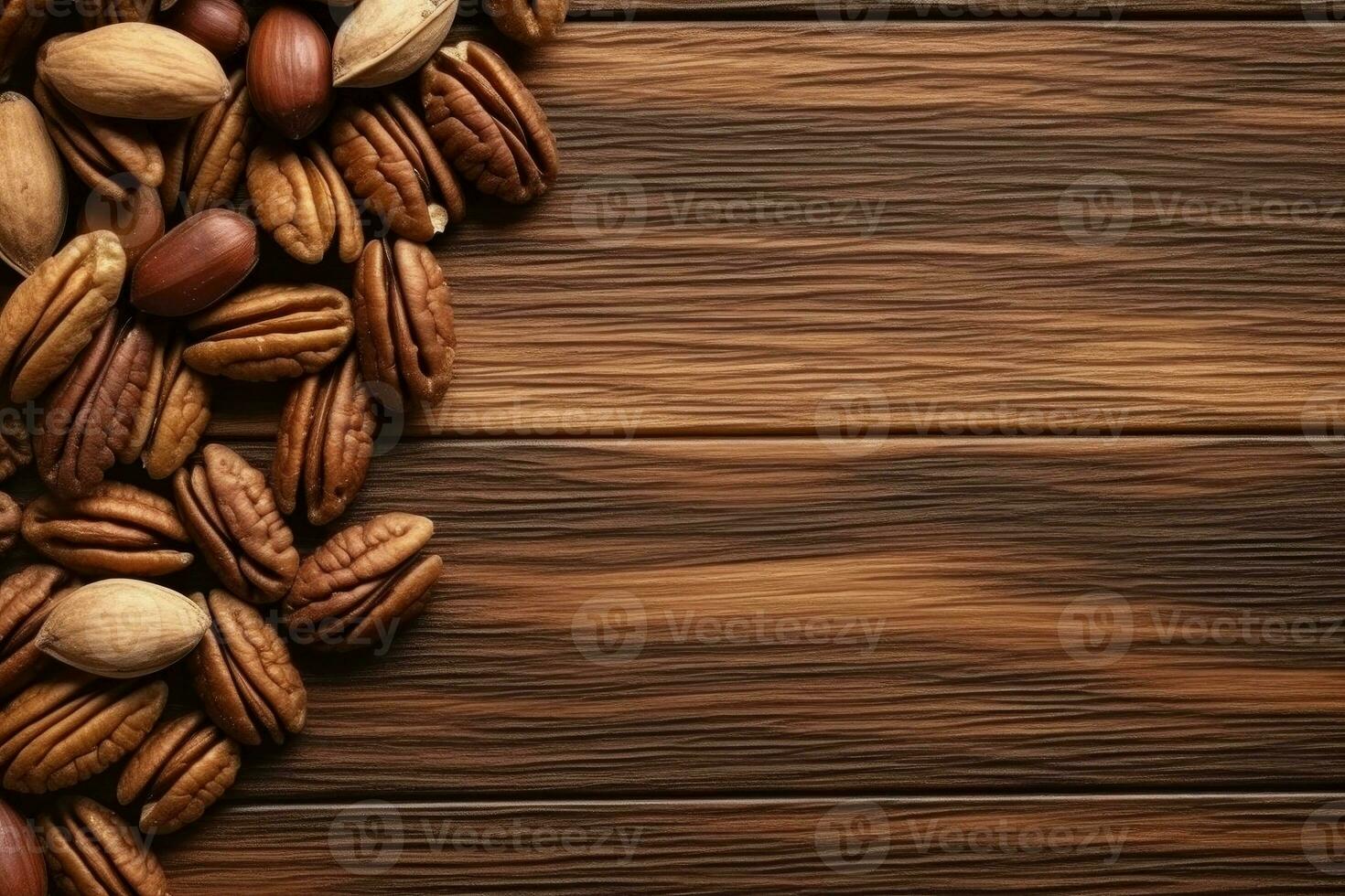 Pecan background. Generate Ai 26380824 Stock Photo at Vecteezy