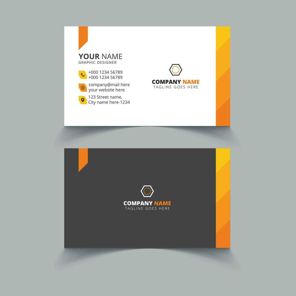 Corporate Business card design vector