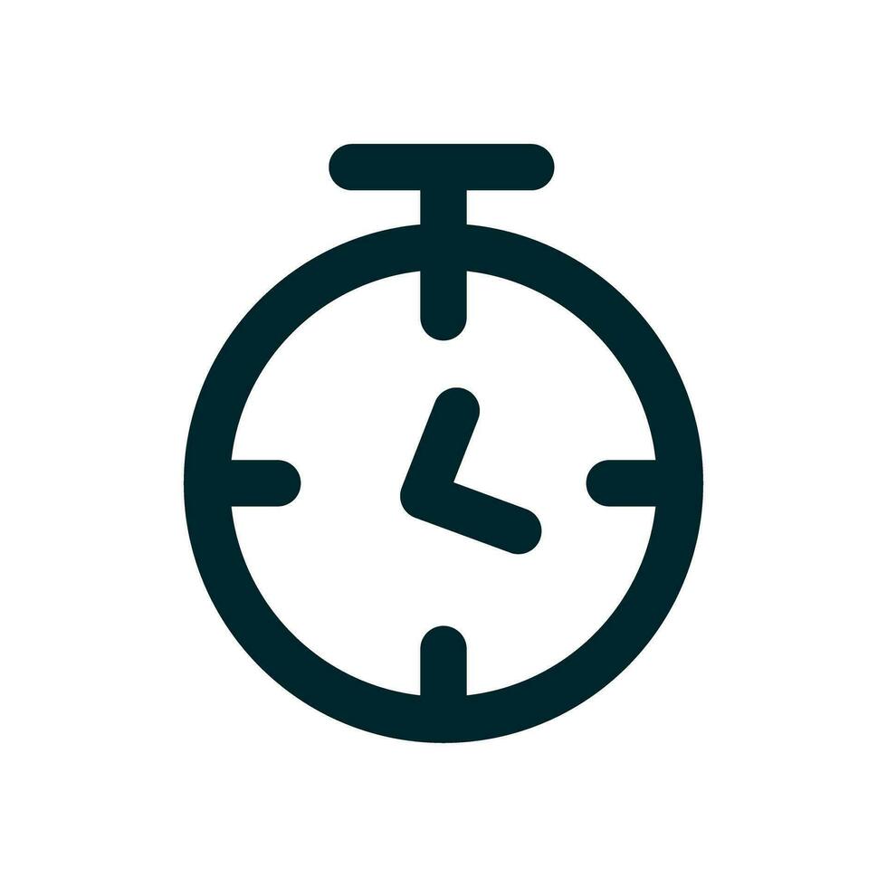 Timer icon. Stopwatch. Sport competition time measurement. Vector. vector