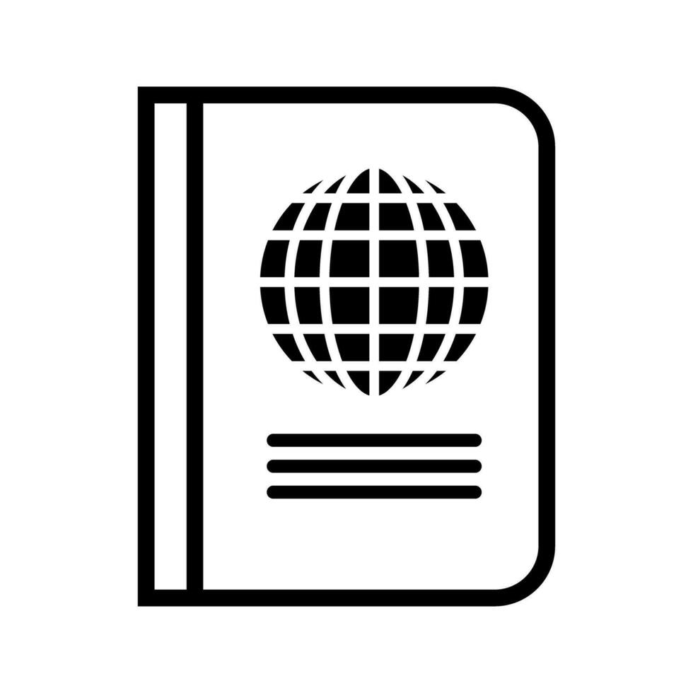 Passport Handbook. International Certificate. Vector. vector