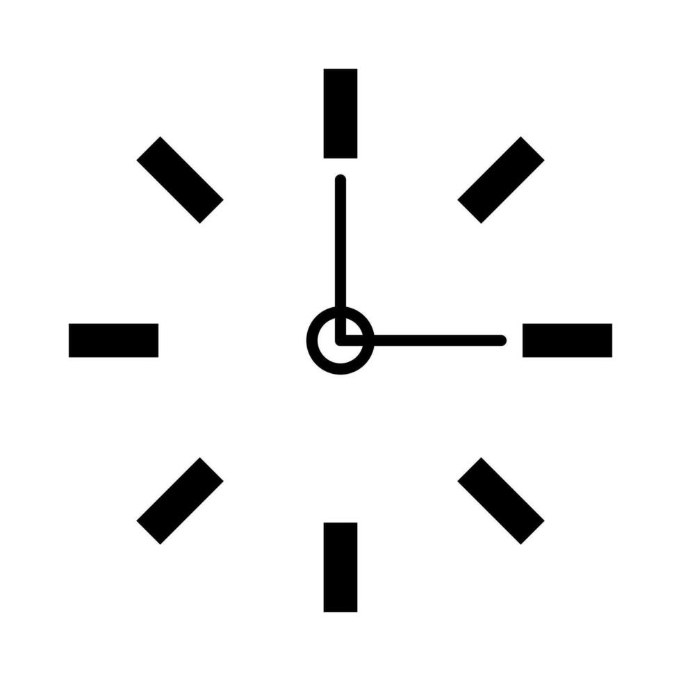 moderno reloj logo. hora icono. vector. vector