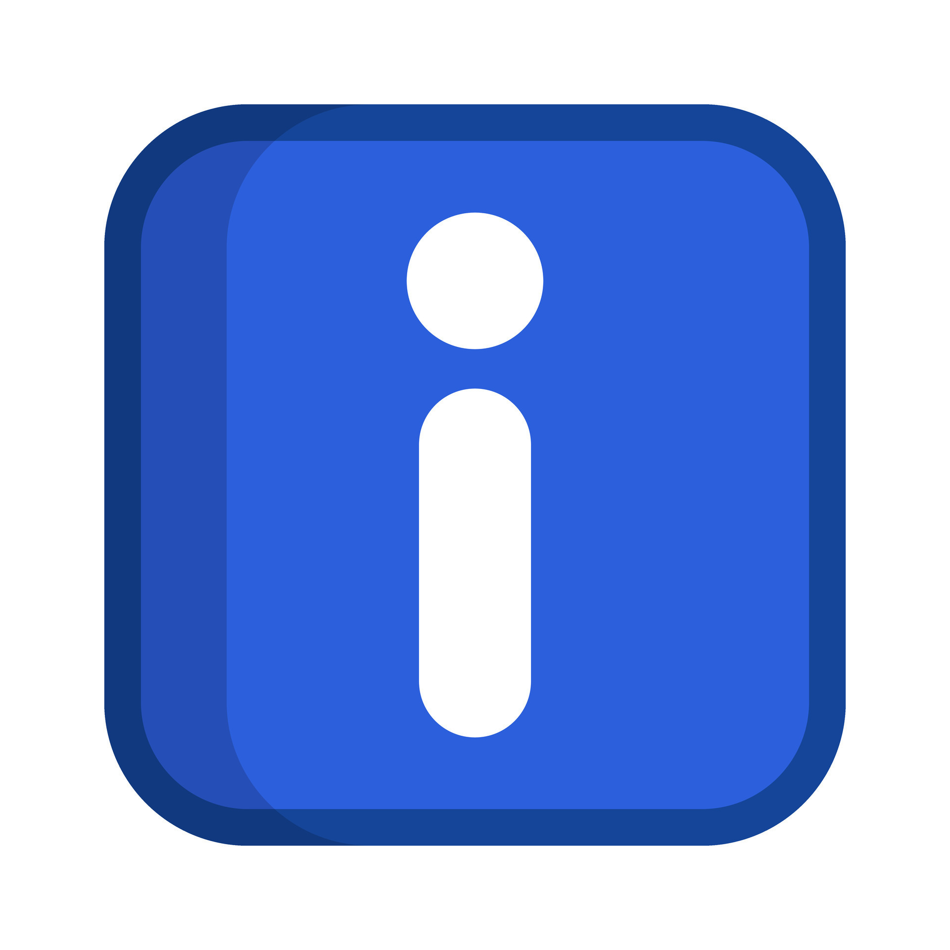 Modern square information icon. Vector. 26381459 Vector Art at Vecteezy