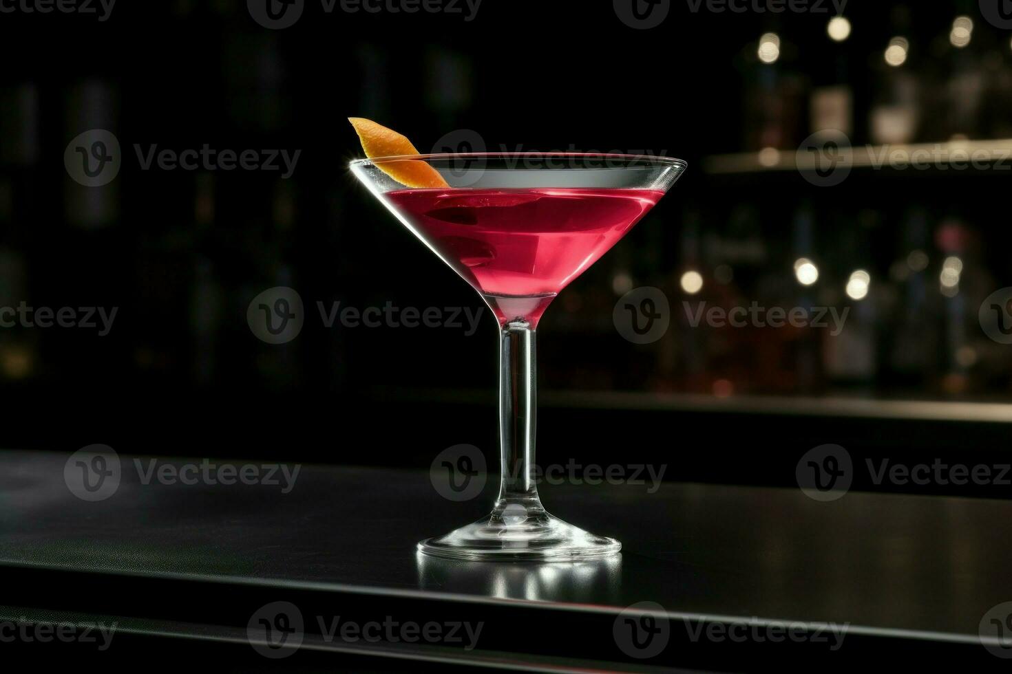 Cosmopolitan cocktail. Generate Ai photo