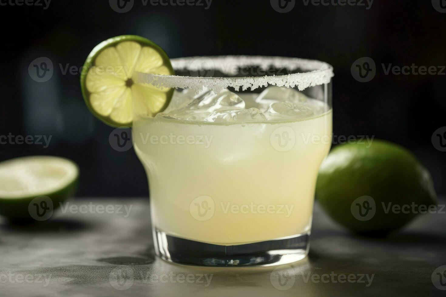 Margarita cocktail glass. Generate Ai photo