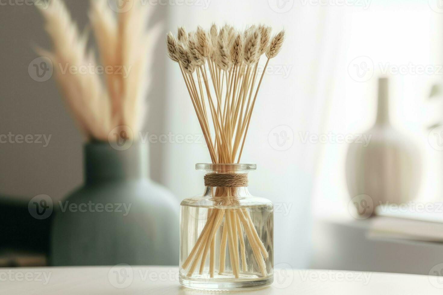 Aromatic reed air pot. Generate Ai photo