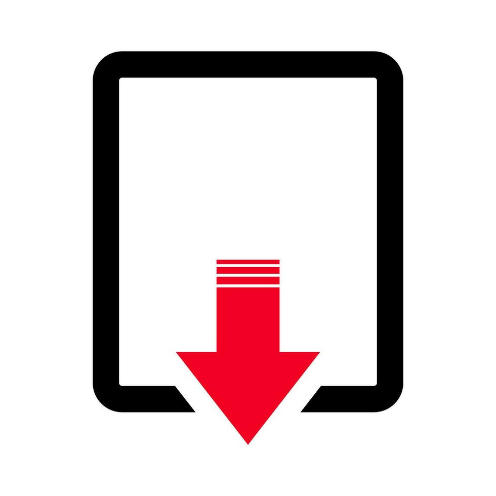 File data download icon. Digital data. Vector. vector
