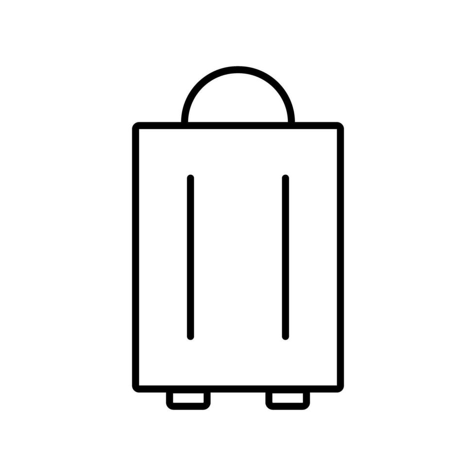 Simple suitcases. Luggage, Baggage. Vector. vector