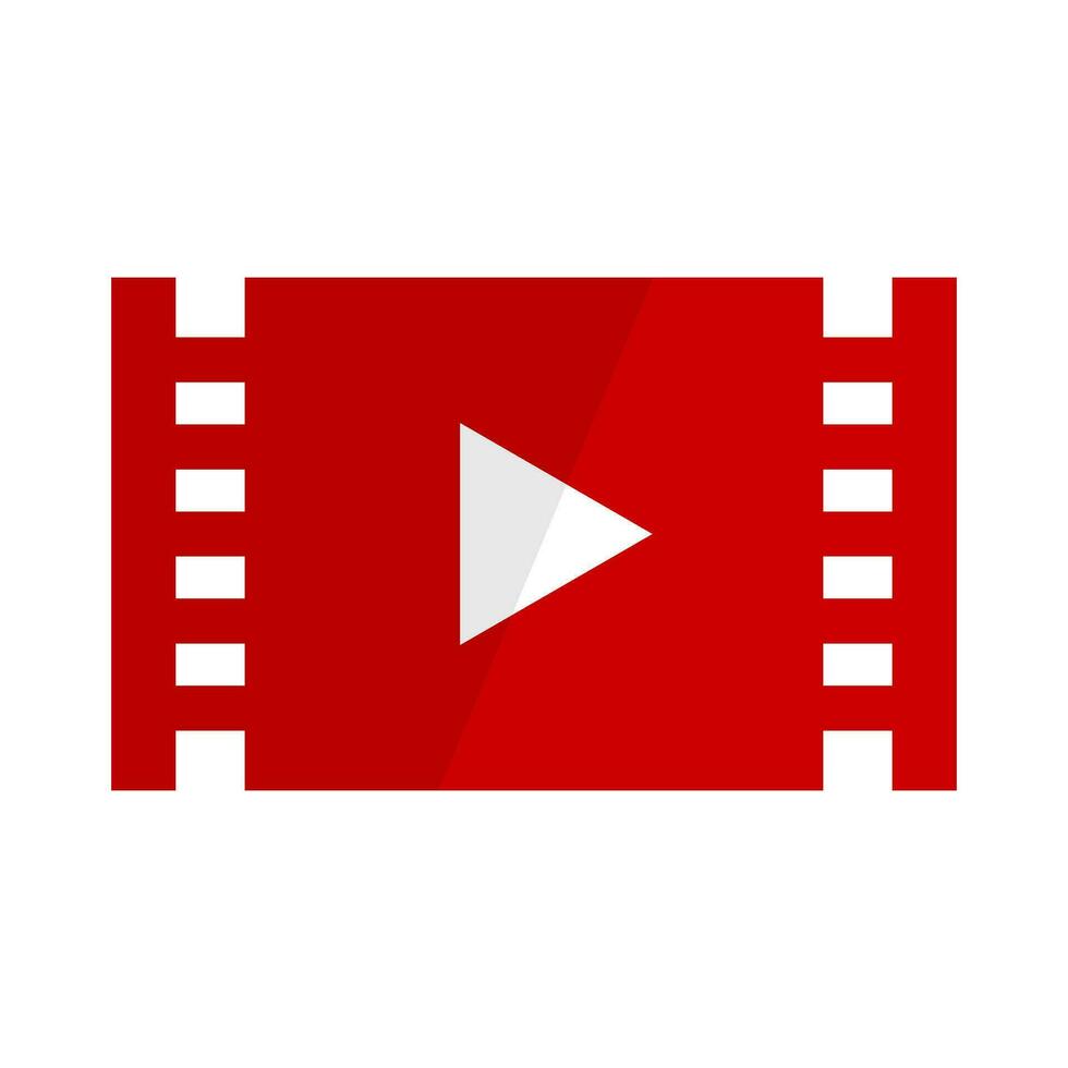 Video film icon. Movie film. Vector. vector
