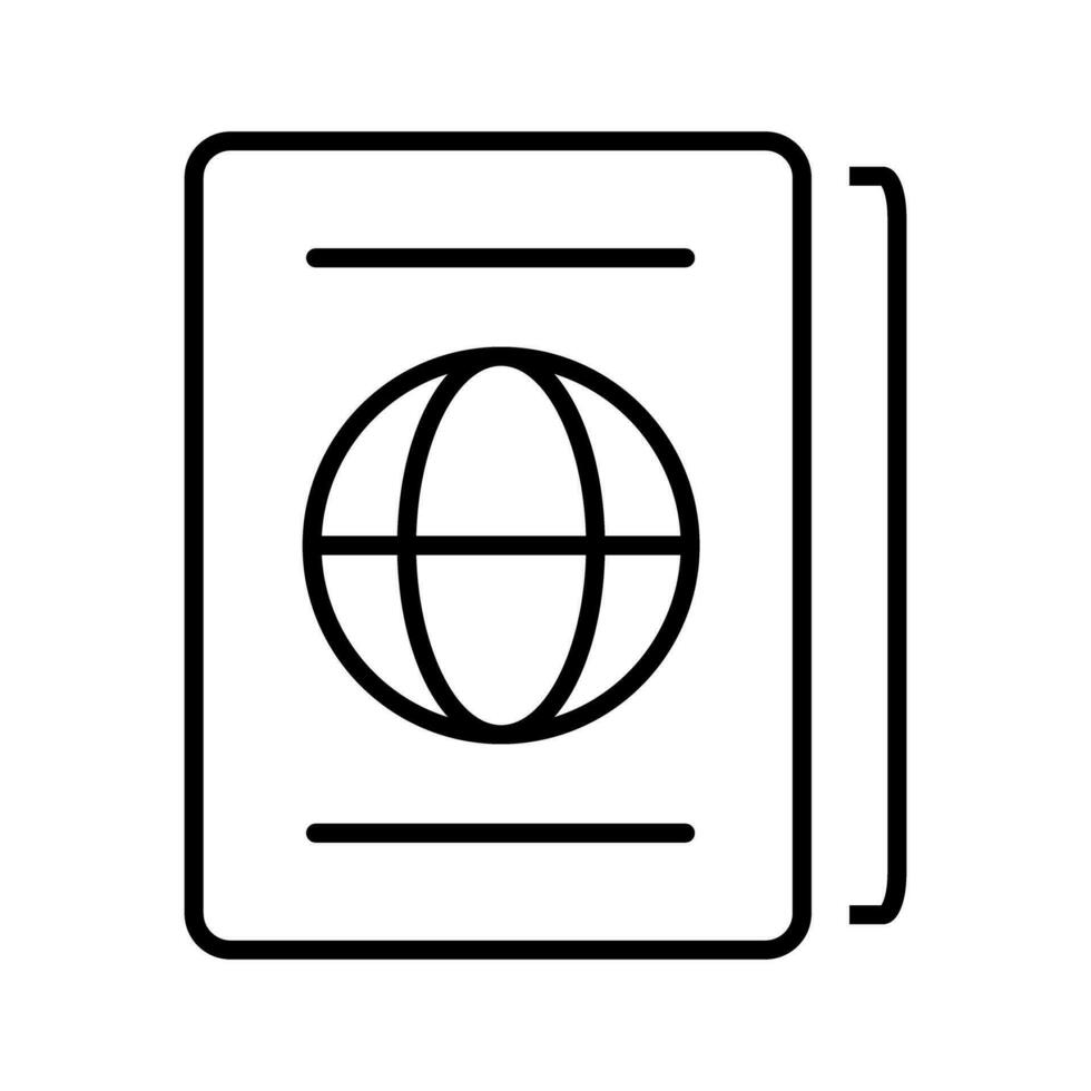 Passport. Travel document. International identification card. Vector. vector