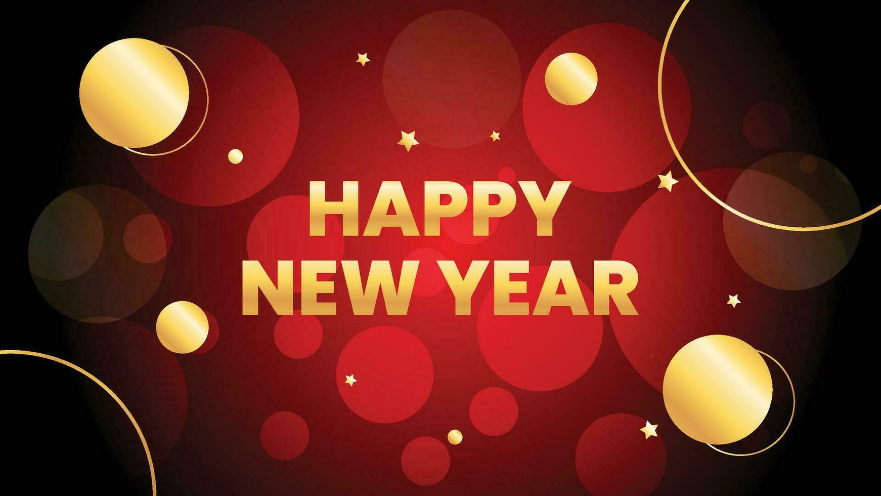 Happy New year Background Design Template vector