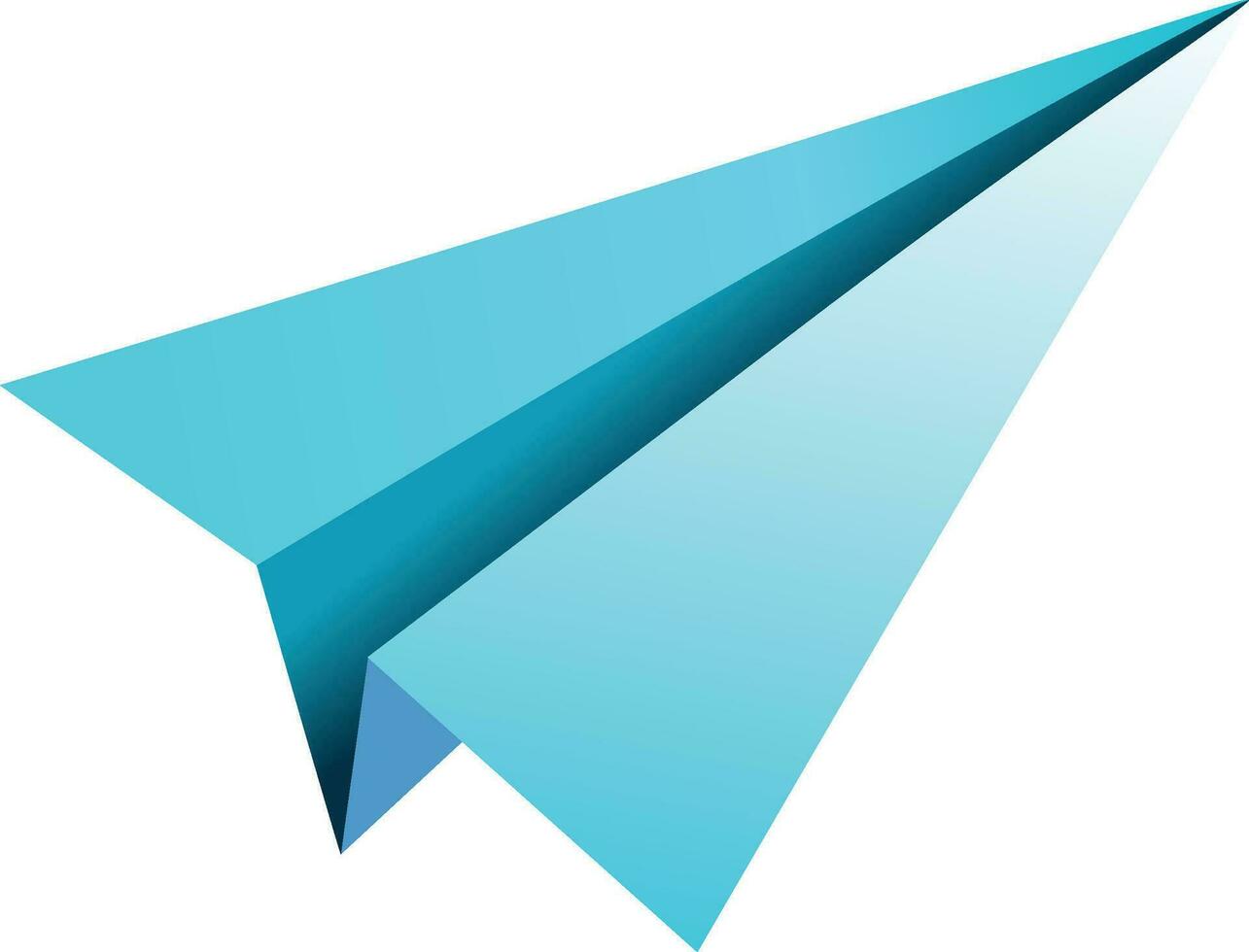 origami paper plane vector illustration, paper rocket , aerogami , paper flyer , paper airplane or aero plane vector image