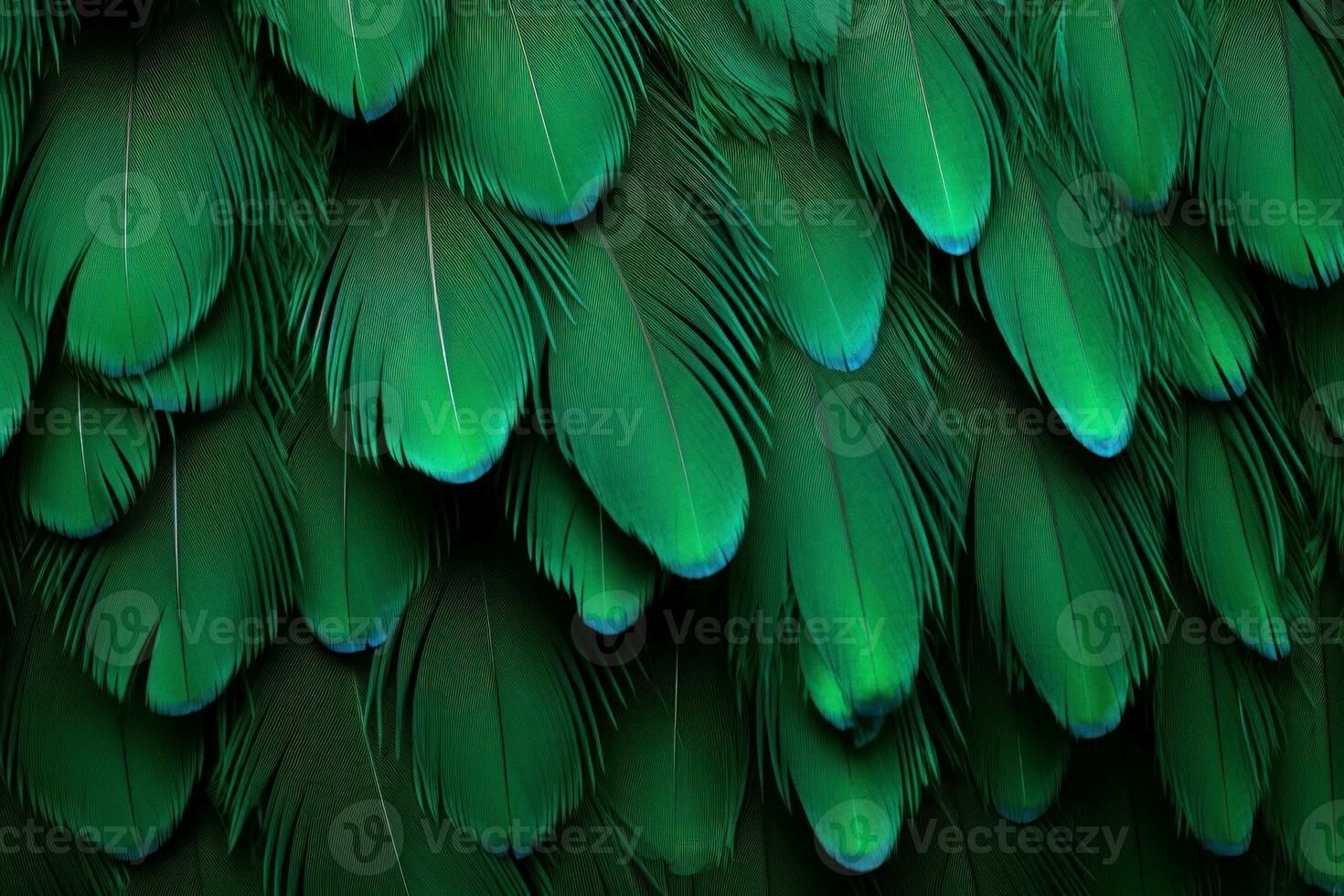 Green feather pigeon. Generate Ai photo