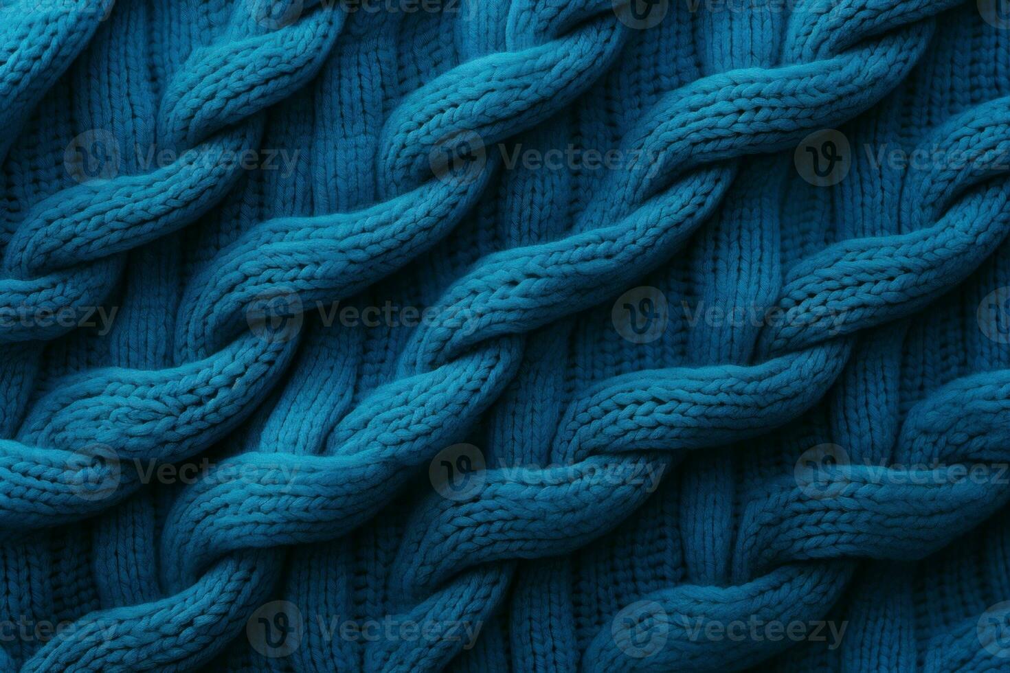 Blue sweater pattern. Generate Ai photo