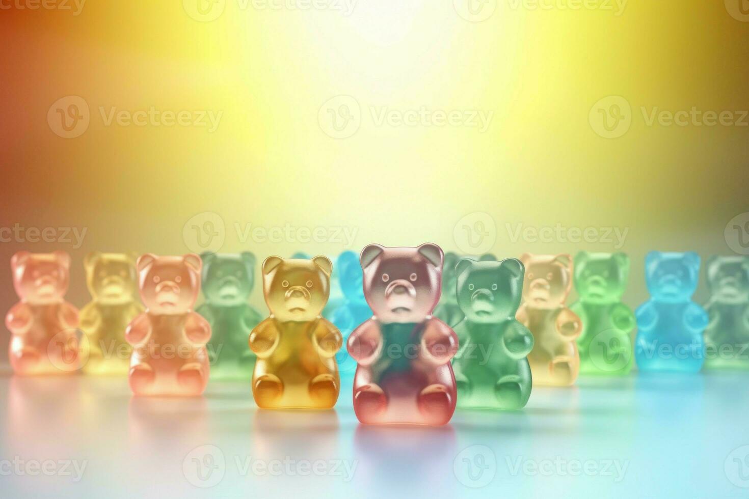 Jelly bear. Generate Ai photo