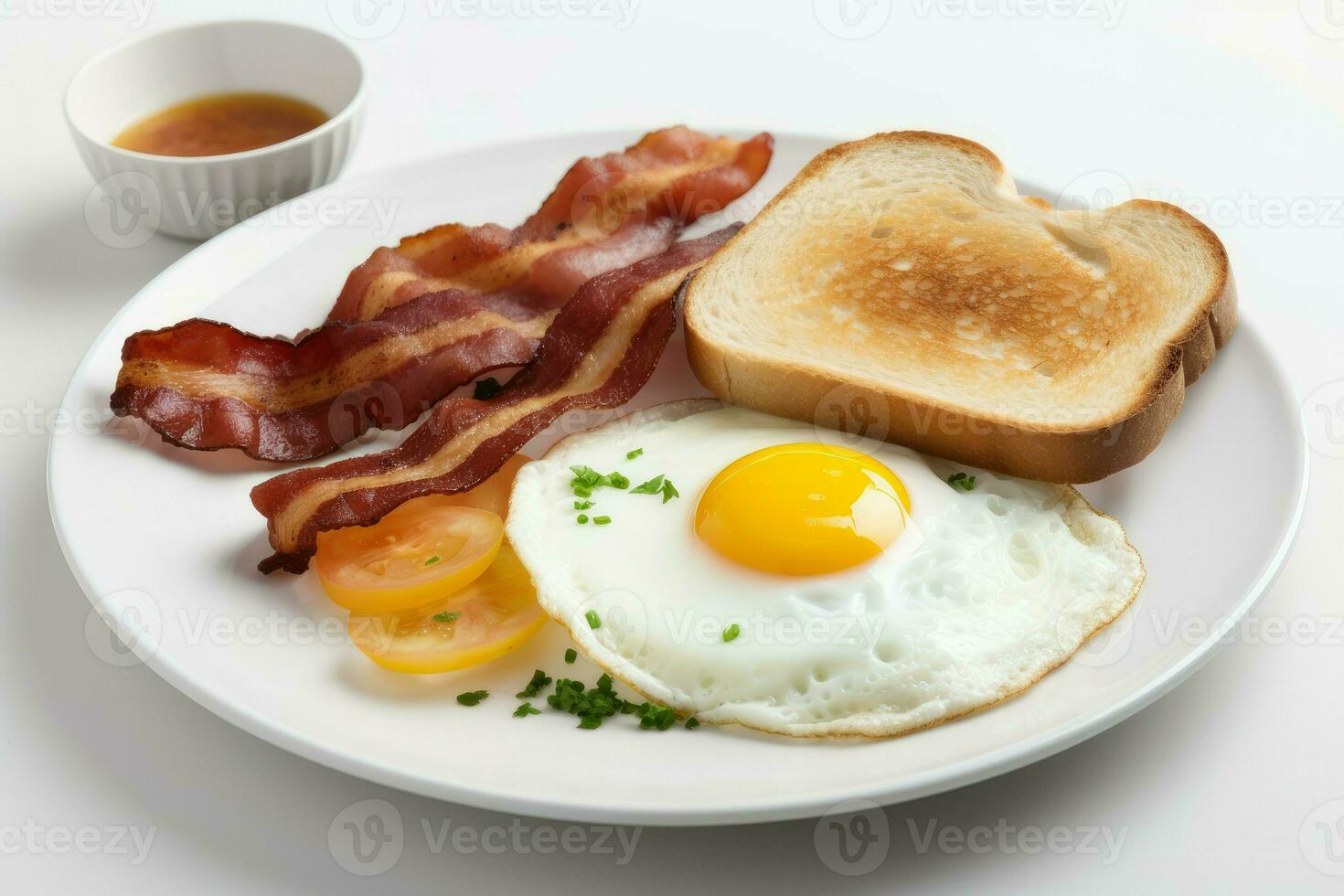 desayuno plato alimento. generar ai foto