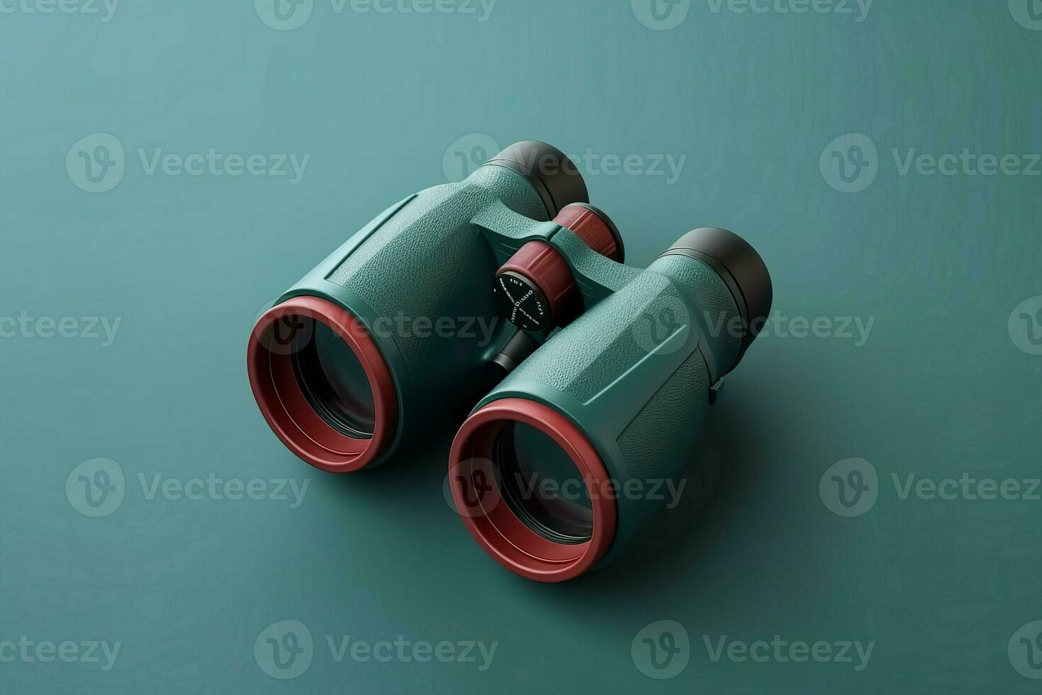 Binocular lens. Generate Ai photo
