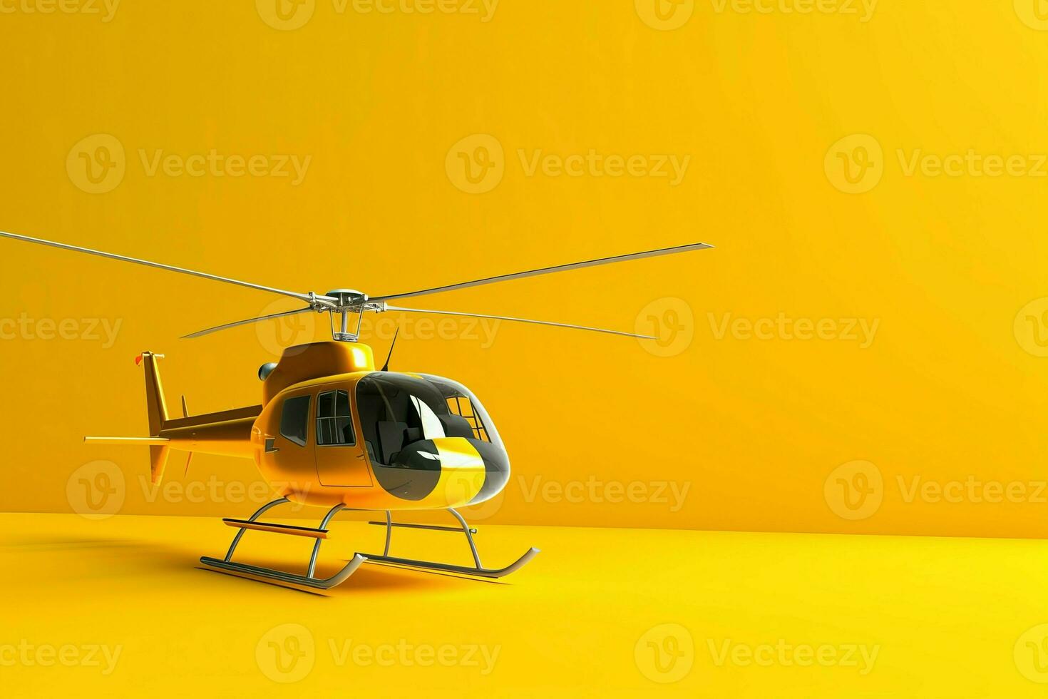 Helicopter mockup background. Generate Ai photo