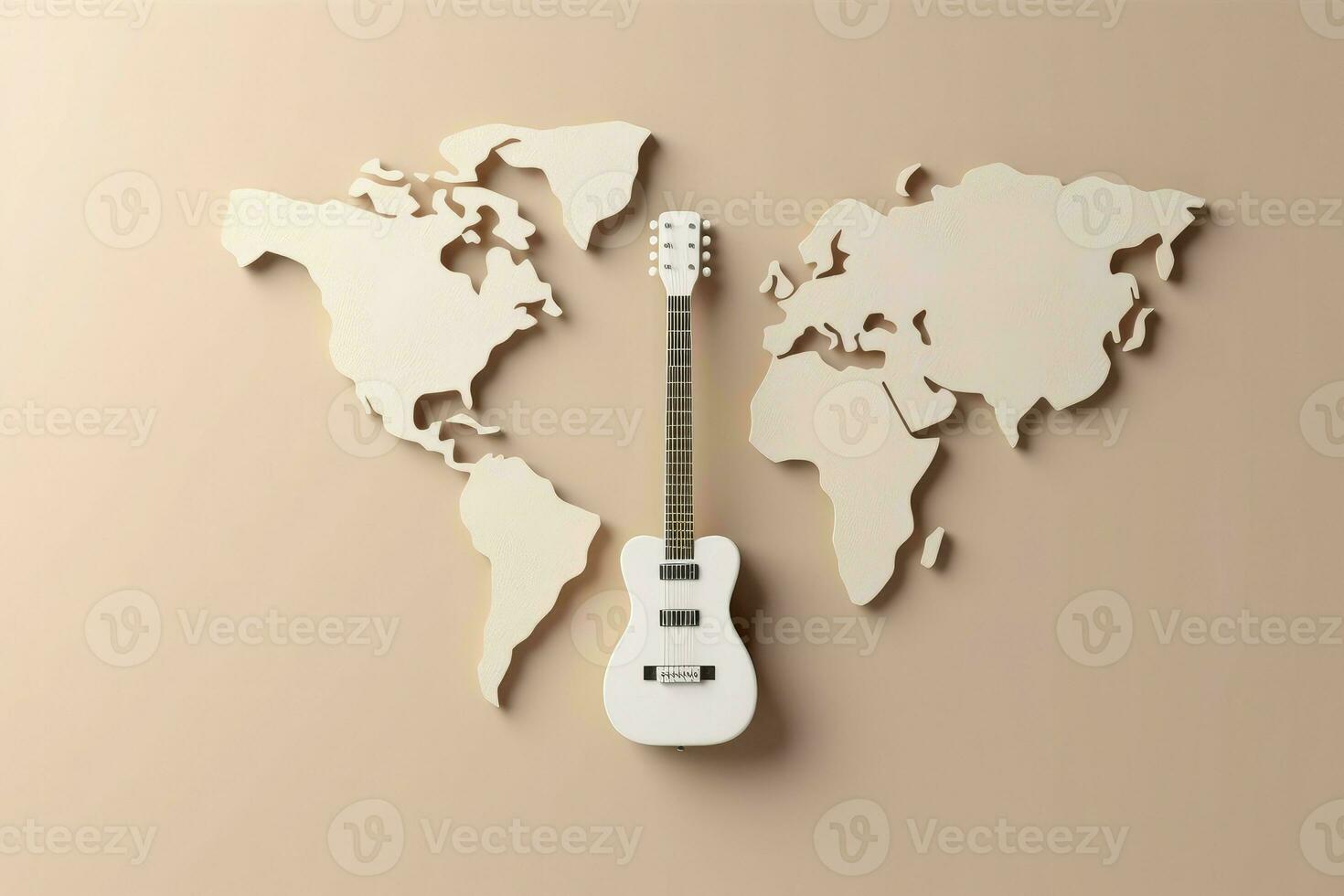 World music day. Generate Ai photo